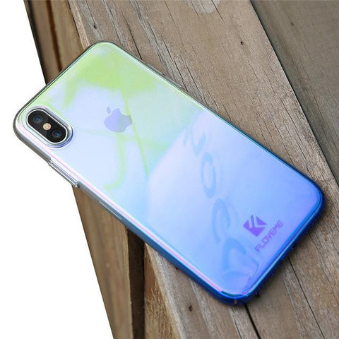 Plating Gradient Color Ultra Thin For iPhone X