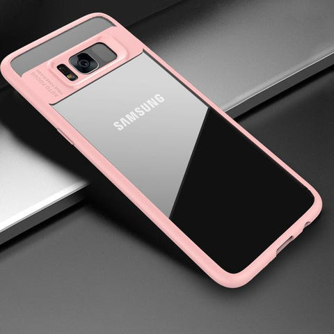 Acrylic Transparent Back Cover Case for Galaxy S8 & S8 Plus