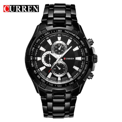 Luxury full stainless steel watch men