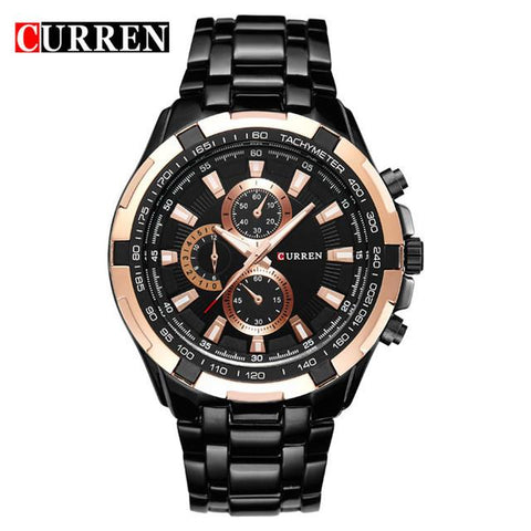 Luxury full stainless steel watch men