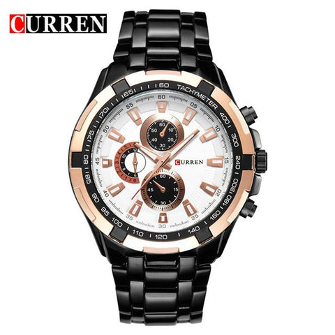 Luxury full stainless steel watch men