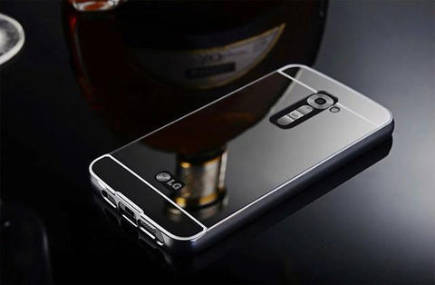 Aluminum Metal Frame Mirror Cover For LG V10