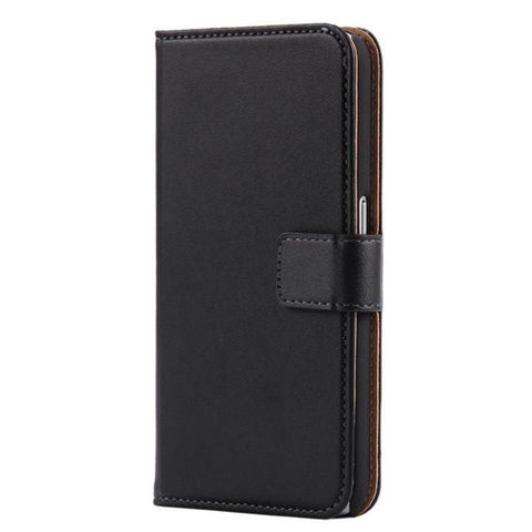 Genuine Leather Wallet Flip Case for iPhone