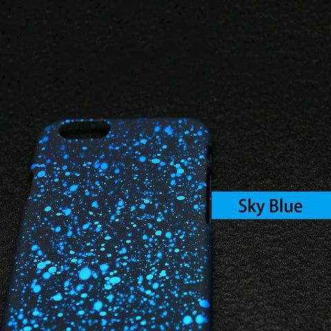 3D Cover Stars Frosted Starry Sky Phone Case for iPhone