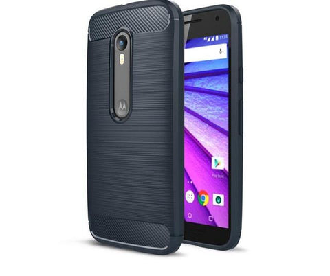 Soft Carbon Fiber Luxury Case For Moto G3