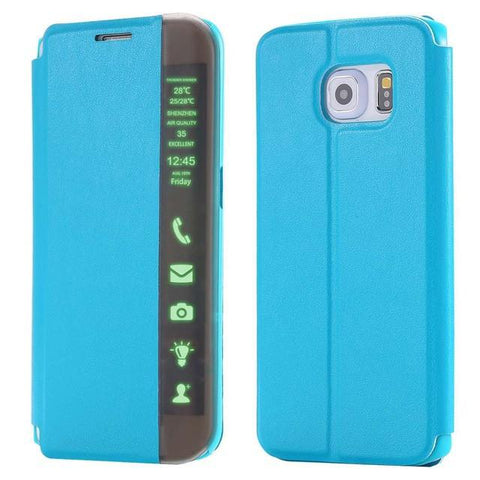 Smart Flip Leather Case For Samsung Galaxy