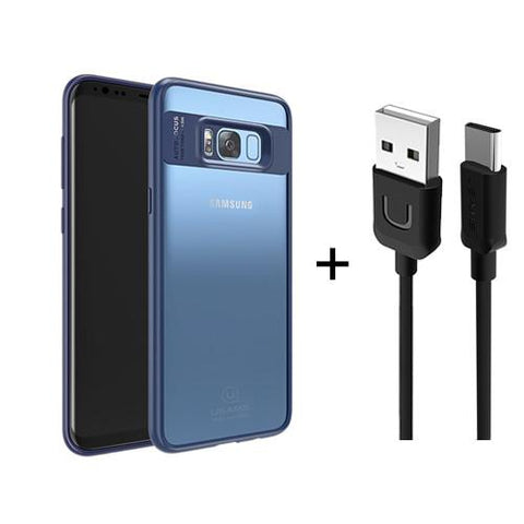 Full Protective TPU Acrylic Transparent & USB Type C for Galaxy S8 S8+