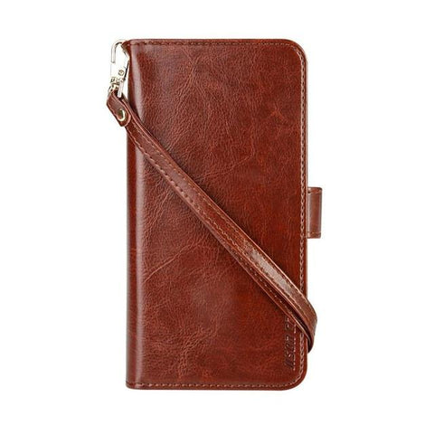 Leather Multi-function Wallet Magnet Cover for S8 S8 +