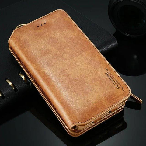 Vintage Leather Multifunctional Wallet Case