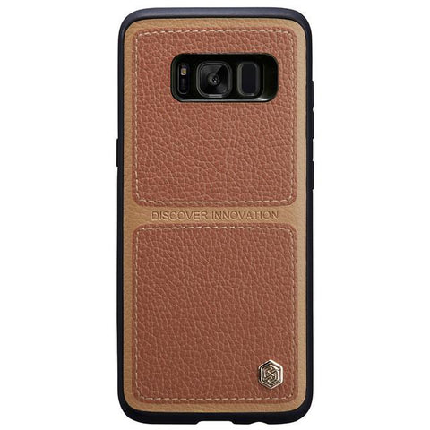 Burt PU Leather Back Cover for Samsung Galaxy S8 S8+