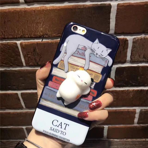 3D Squishy Cute Phone Case For iPhone