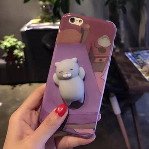 3D Squishy Cute Phone Case For iPhone