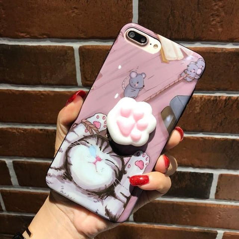 3D Squishy Cute Phone Case For iPhone