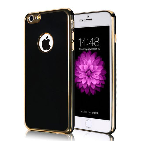 Full Body Luxury Electroplated TPU Phone Case For iPhone