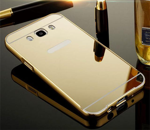 Luxury  Aluminum Mirror Case For Galaxy J