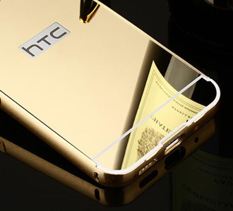 Luxury Gold Plating Armor Aluminum Case Cover For HTC One M8 M9 M10