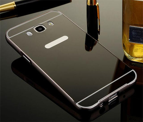 Luxury  Aluminum Mirror Case For Galaxy J