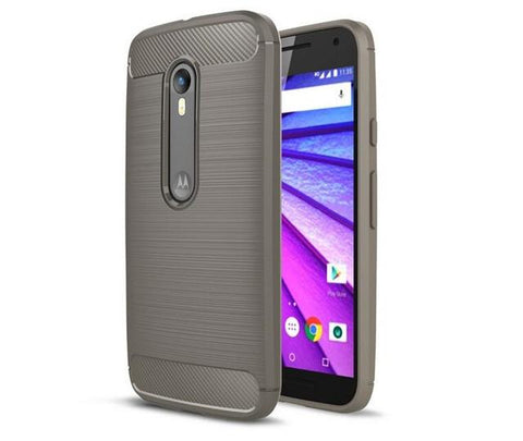 Soft Carbon Fiber Luxury Case For Moto G3