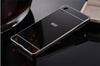 Image of Mirror Back Cover Case Metal Frame Phone Cases for Sony Xperia