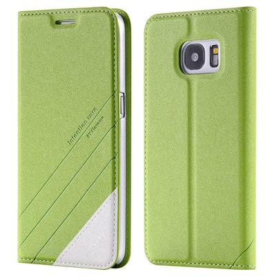 Magnetic Flip Wallet Phone Cases For Samsung Galaxy S6 S7 Edge Plus