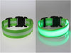 Image of Glow LED Dog Pet Cat Flashing Light Up Nylon Collar Night Safety Collars