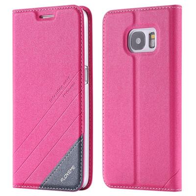 Magnetic Flip Wallet Phone Cases For Samsung Galaxy S6 S7 Edge Plus