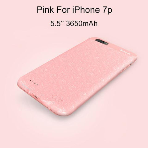 2500/3650mAh Power Bank Ultra Slim Case  For iPhone