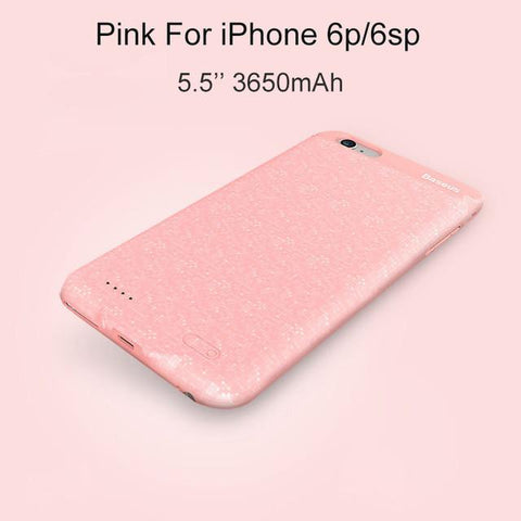 2500/3650mAh Power Bank Ultra Slim Case  For iPhone