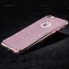 Image of Luxury Clear TPU Phone Case Plating Back Cover With Bling Card