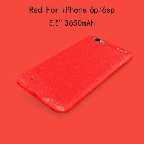 2500/3650mAh Power Bank Ultra Slim Case  For iPhone