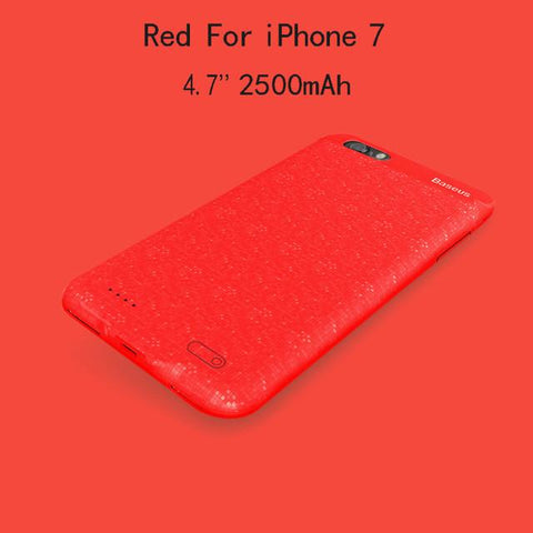 2500/3650mAh Power Bank Ultra Slim Case  For iPhone