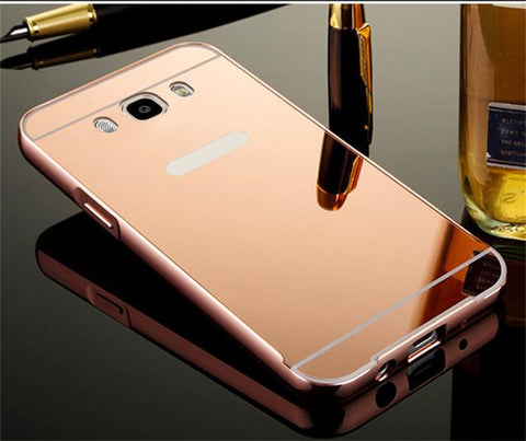 Luxury  Aluminum Mirror Case For Galaxy J