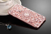 Image of Luxury 3D Diamond Texture Soft TPU Clear For iPhone