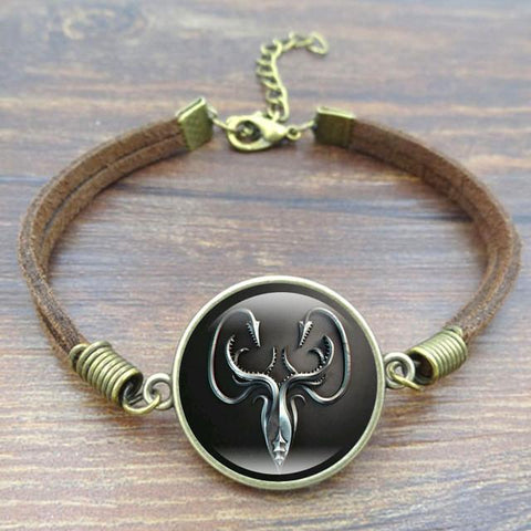 Game of Thrones Stark Wolf Charm Bracelet