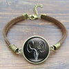 Image of Game of Thrones Stark Wolf Charm Bracelet