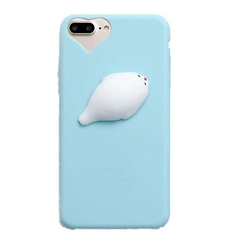 3D Squishy Cute Phone Case For iPhone