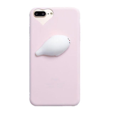 3D Squishy Cute Phone Case For iPhone