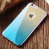 Image of Glitter Gradient Slim TPU Cover Bling Sequin For iPhone