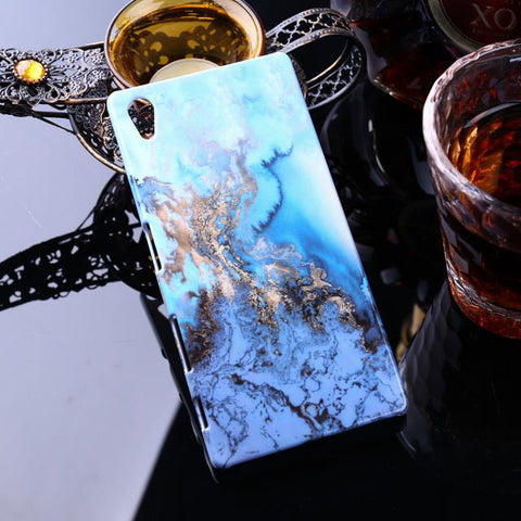 Marble Stone  Cover For Sony Xperia