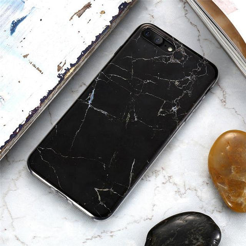 Marble Stone Skin Case For Samsung Galaxy S6 S7 Edge