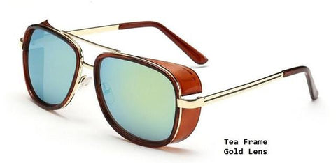 Luxury Iron Man Sunglasses Men