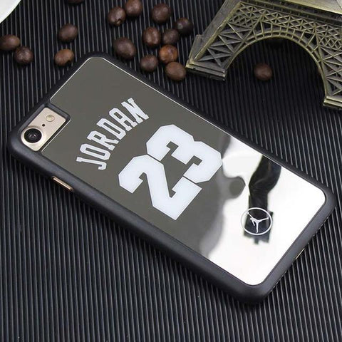 NBA Jordan Hard Plastic Mirror Phone Cases