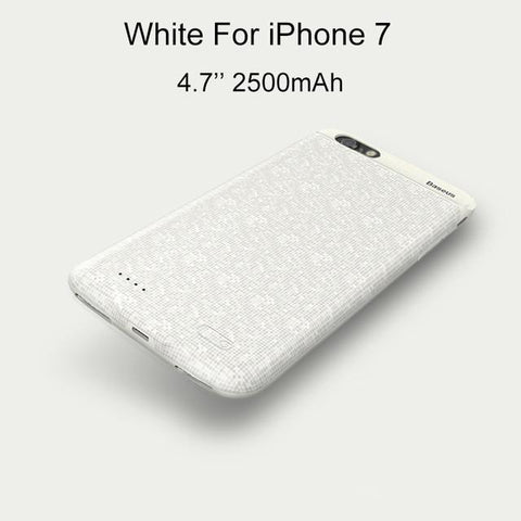 2500/3650mAh Power Bank Ultra Slim Case  For iPhone