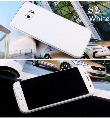 3D Carbon Fiber Full Body Back Film Sticker Case Cover Wrap Skin