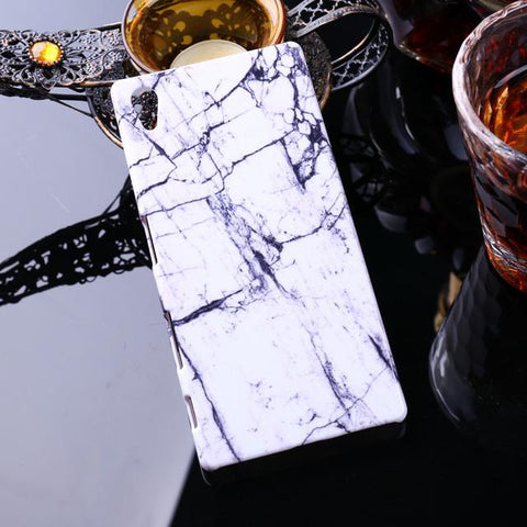 Marble Stone  Cover For Sony Xperia