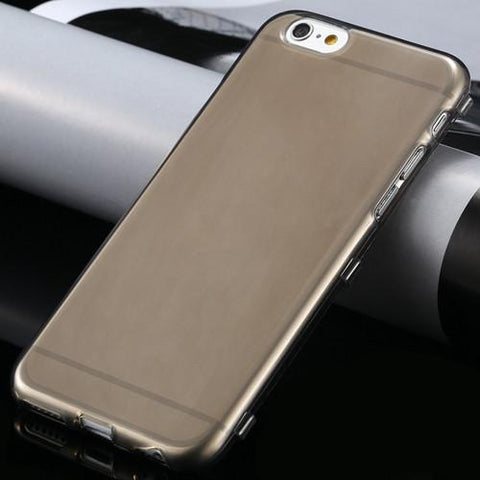 Fashion Soft Transparent TPU Gel case for iPhone