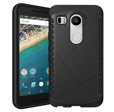 Silicone protective case for Google Nexus 5X + Free Tempered Glass