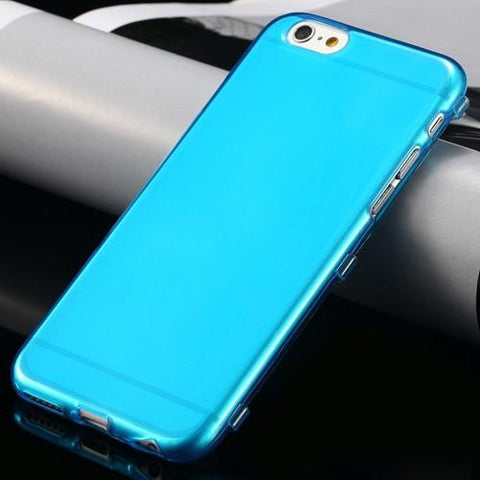 Fashion Soft Transparent TPU Gel case for iPhone