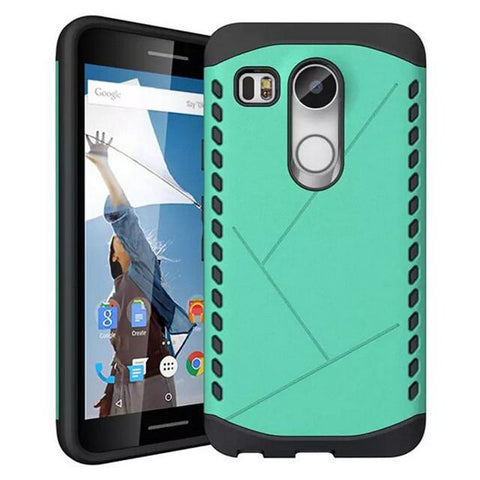 Silicone protective case for Google Nexus 5X + Free Tempered Glass