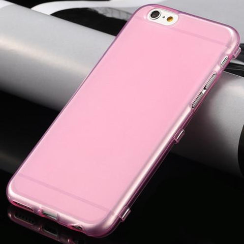 Fashion Soft Transparent TPU Gel case for iPhone